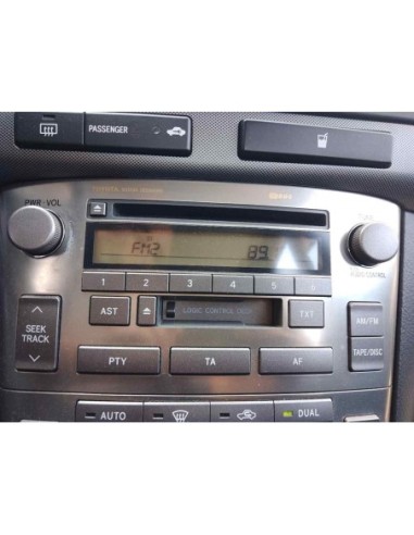 SISTEMA AUDIO / RADIO CD TOYOTA AVENSIS BERLINA...