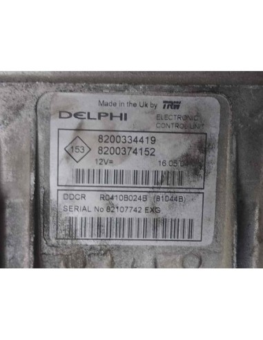 CENTRALITA MOTOR UCE RENAULT MEGANE II BERLINA...