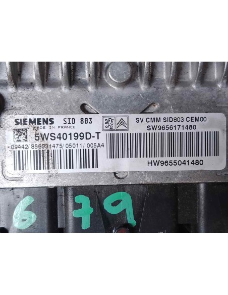 CENTRALITA MOTOR UCE CITROEN C5 BERLINA - 202186