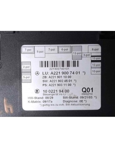 MODULO ELECTRONICO MERCEDES-BENZ CLASE S (BM...