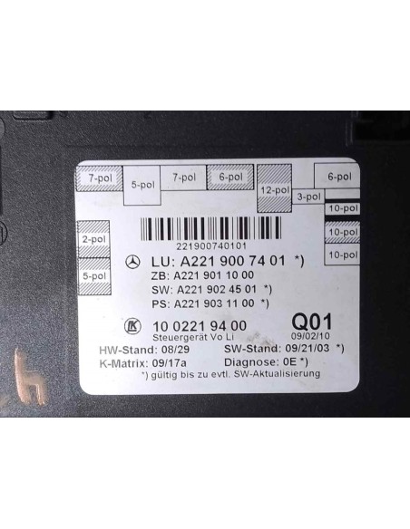 MODULO ELECTRONICO MERCEDES-BENZ CLASE S (BM 221) LIM  - 197673