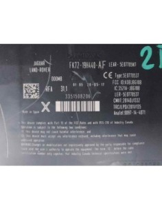 MODULO ELECTRONICO JAGUAR F-PACE - 231263 2