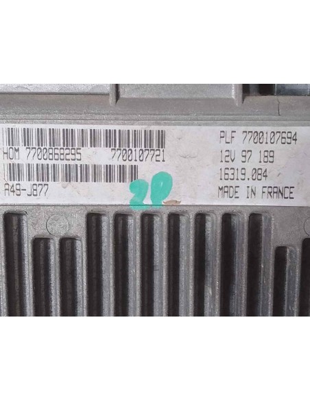 CENTRALITA MOTOR UCE RENAULT CLIO I FASE I / II (B/C57) - 230792