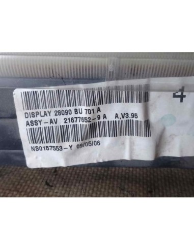 PANTALLA MULTIFUNCION NISSAN ALMERA (N16/E) -...