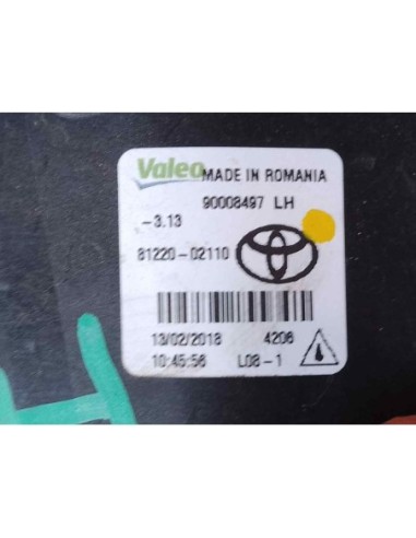 FARO ANTINIEBLA IZQUIERDO TOYOTA AURIS (E18) -...