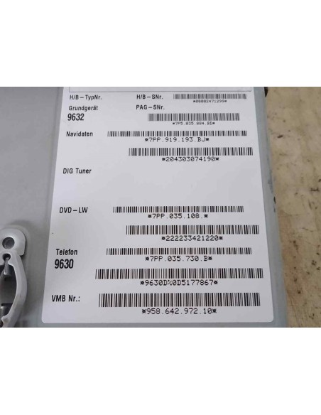 SISTEMA NAVEGACION GPS PORSCHE CAYENNE (TIPO 9PA1) - 193384