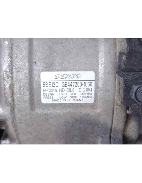 COMPRESOR AIRE ACONDICIONADO TOYOTA AVENSIS BERLINA (T25) - 200344