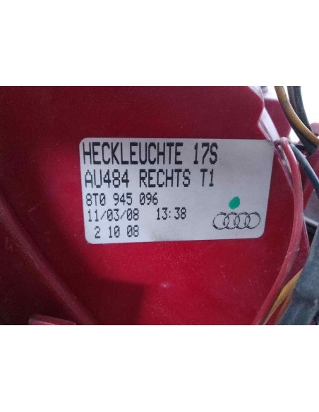 PILOTO TRASERO DERECHO AUDI A5 COUPE (8T) - 195555