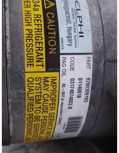 COMPRESOR AIRE ACONDICIONADO RENAULT SCENIC II...