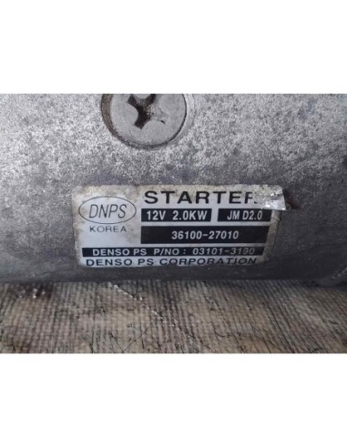 MOTOR ARRANQUE HYUNDAI SANTA FE (CM) - 196580