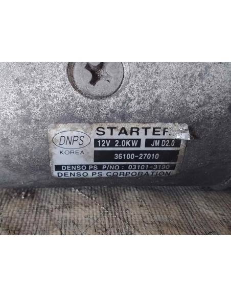 MOTOR ARRANQUE HYUNDAI SANTA FE (CM) - 196580