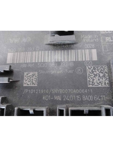 CENTRALITA CIERRE VOLKSWAGEN GOLF SPORTSVAN VII (AM1)(12 2013) - 201702