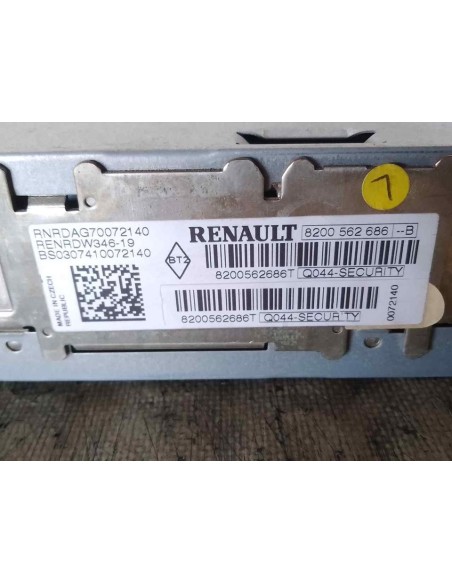 SISTEMA AUDIO / RADIO CD RENAULT SCENIC II (JM) - 206653