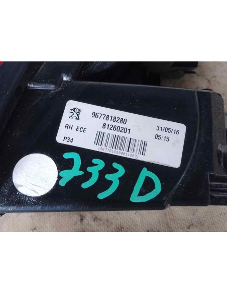 PILOTO TRASERO DERECHO INTERIOR PEUGEOT 308 - 211272