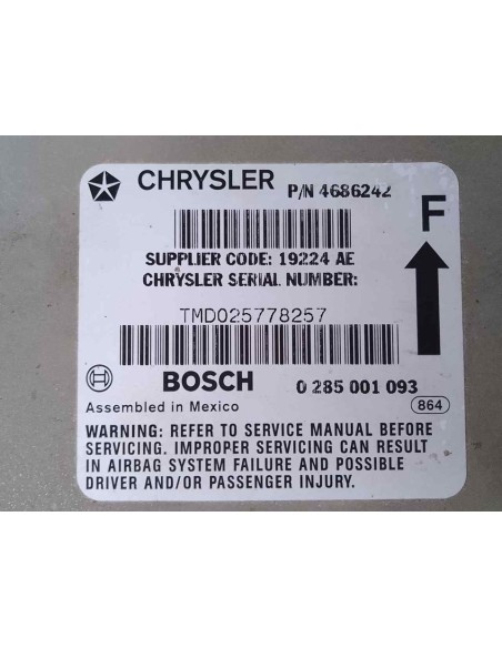 CENTRALITA AIRBAG CHRYSLER VOYAGER GS - 212336