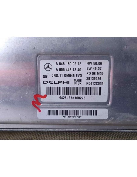 CENTRALITA MOTOR UCE MERCEDES-BENZ CLASE C (BM 204) BERLINA - 199597