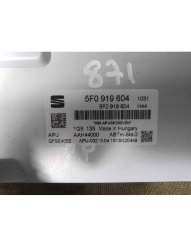 SISTEMA AUDIO / RADIO CD SEAT TOLEDO (KG3) -...