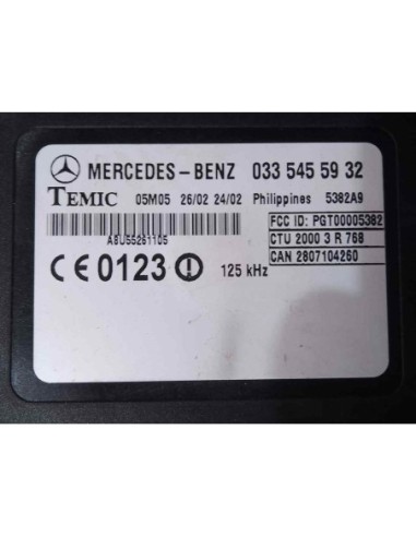 MODULO ELECTRONICO MERCEDES-BENZ SPRINTER JAMES...