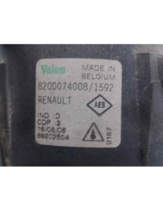 FARO ANTINIEBLA IZQUIERDO RENAULT SCENIC II (JM) - 202094 2