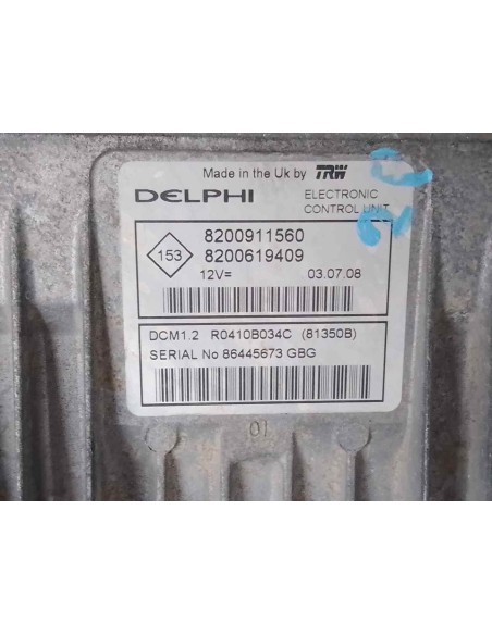 CENTRALITA MOTOR UCE RENAULT CLIO III - 230529