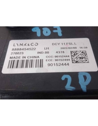 PILOTO DELANTERO IZQUIERDO LYNK   CO 01 - 244605