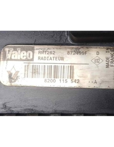 RADIADOR AGUA RENAULT MEGANE II BERLINA 3P -...