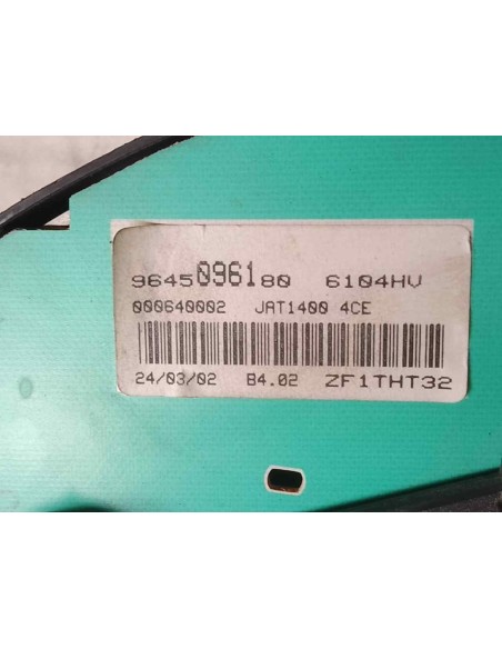 CUADRO INSTRUMENTOS PEUGEOT 206 - 248541