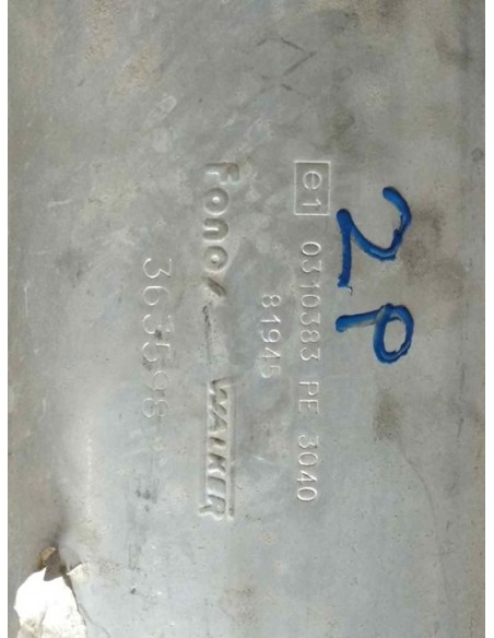 TUBO ESCAPE TRASERO PEUGEOT 306 3/5 PT  / 4 PT  (S2) - 207927