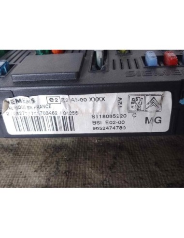 CAJA RELES / FUSIBLES PEUGEOT 206 - 208182