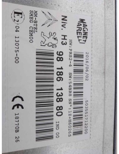 SISTEMA AUDIO / RADIO CD PEUGEOT 308 - 211125