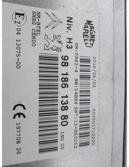 SISTEMA AUDIO / RADIO CD PEUGEOT 308 - 211125