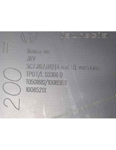 GUARNECIDO PUERTA DELANTERA DERECHA VOLKSWAGEN...