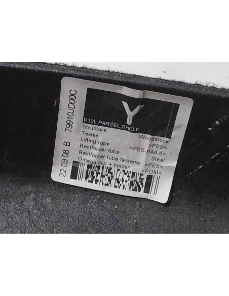 BANDEJA TRASERA NISSAN QASHQAI (J10) - 224602