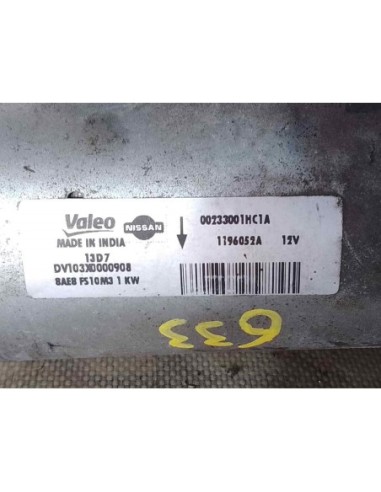 MOTOR ARRANQUE NISSAN MICRA (K13K/KK) - 194363