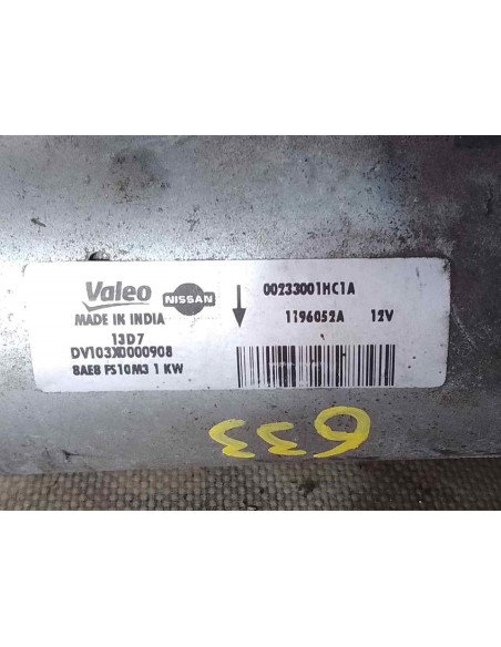 MOTOR ARRANQUE NISSAN MICRA (K13K/KK) - 194363