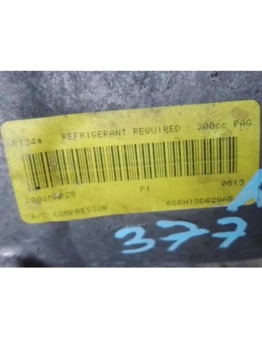 COMPRESOR AIRE ACONDICIONADO FORD FIESTA (CBK)...