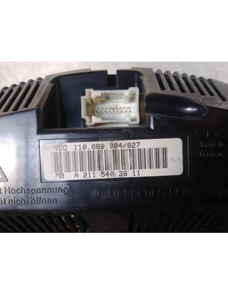 CUADRO INSTRUMENTOS MERCEDES-BENZ CLASE E (BM 211) BERLINA - 134802