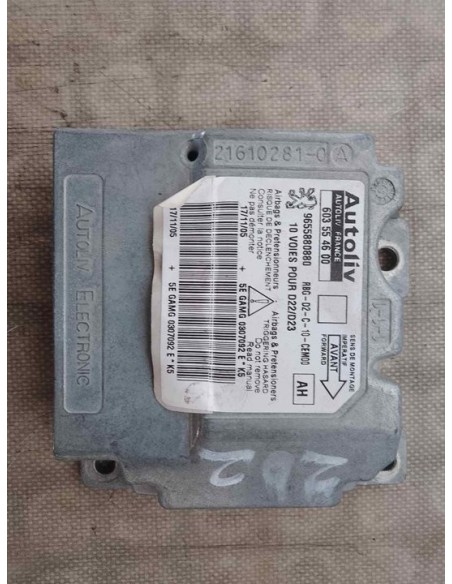 CENTRALITA AIRBAG PEUGEOT 407 - 136041