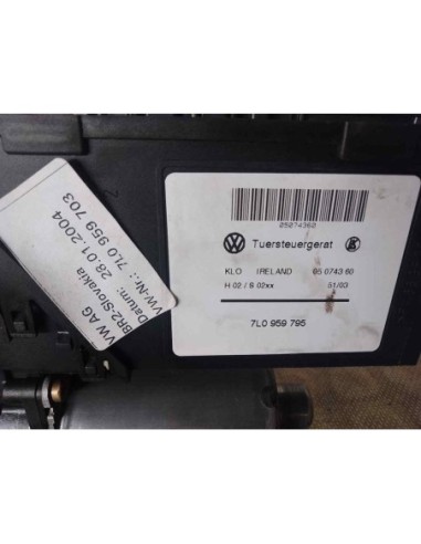MOTOR ELEVALUNAS TRASERO IZQUIERDO VOLKSWAGEN...