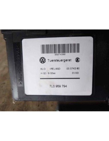 MOTOR ELEVALUNAS TRASERO DERECHO VOLKSWAGEN...