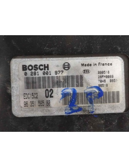 CENTRALITA MOTOR UCE PEUGEOT 406 BERLINA (S1/S2) - 117691