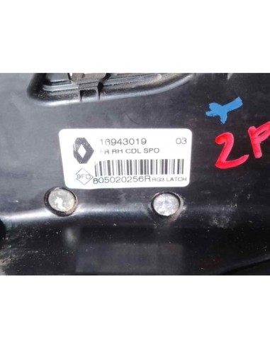 CERRADURA PUERTA DELANTERA DERECHA RENAULT...