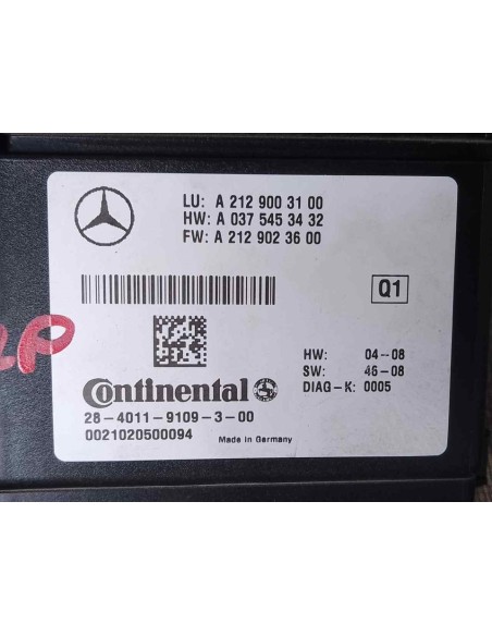 MODULO ELECTRONICO MERCEDES-BENZ CLASE S (BM 221) LIM  - 163983