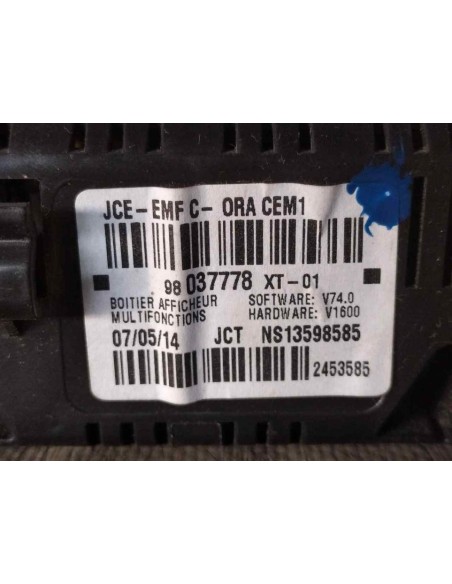 PANTALLA MULTIFUNCION CITROEN C3 - 95979