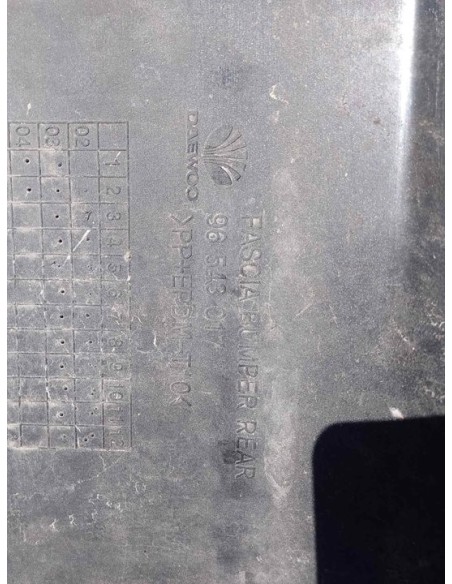 PARAGOLPES TRASERO DAEWOO KALOS - 93386