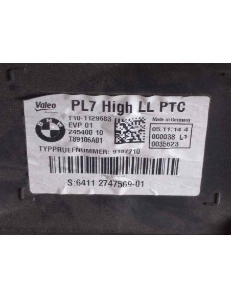 CALEFACCION ENTERA NORMAL BMW SERIE 1 BERLINA 5P (F20) - 94941