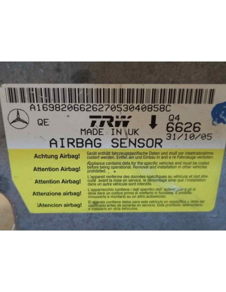 KIT AIRBAG MERCEDES-BENZ CLASE A (BM 169) - 95460