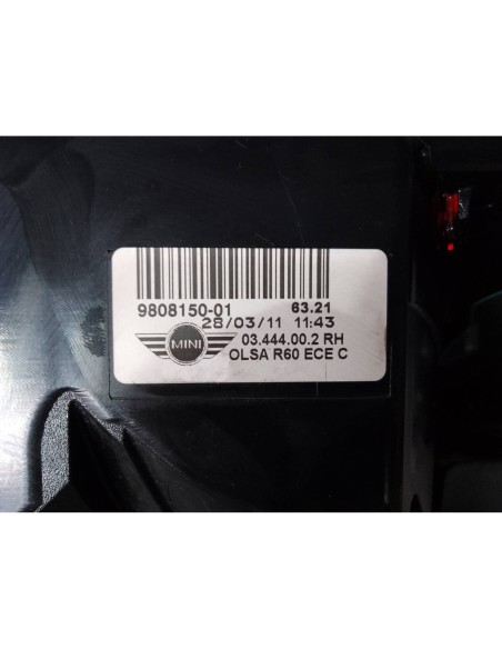 PILOTO TRASERO DERECHO MINI COUNTRYMAN (R60)(2010) - 96602