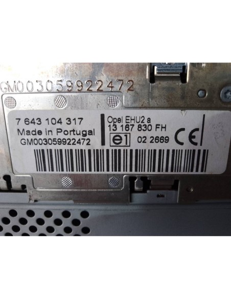 SISTEMA AUDIO / RADIO CD OPEL CORSA C - 97704