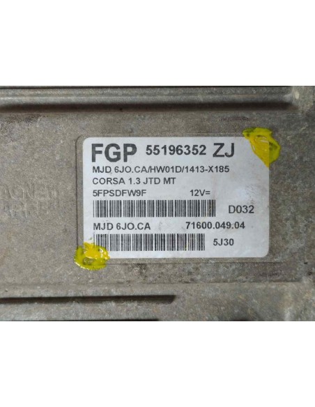 CENTRALITA MOTOR UCE OPEL CORSA C - 97930